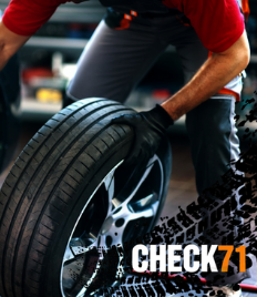 Шиномонтаж, замена масла и другие услуги для Вашего авто со скидкой до 50% в «Check71»!