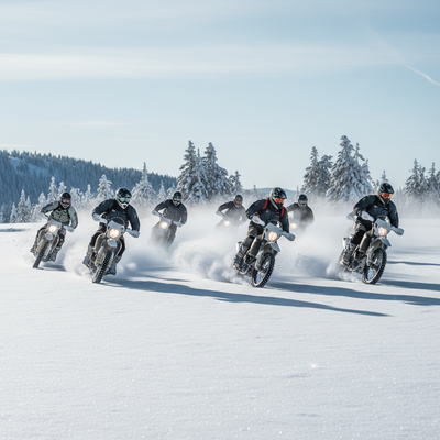 Синий трактор для детей! А также весёлые прогулки на питбайках, квадроциклах и скутерах от «Квадро Мото» со скидками 50%!