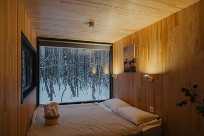 Незабываемый отдых в глэмпинге «Терруар»! Для Вас вкусные завтраки, посещение бани и банный чан со скидкой 44%