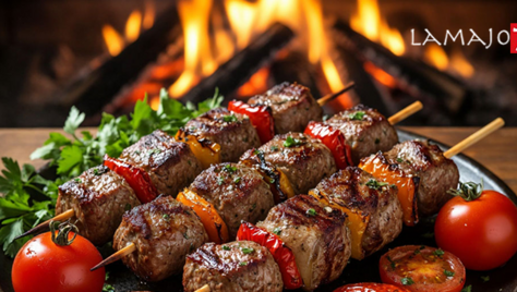 Сочный, ароматный шашлык и другие блюда с мангала от службы доставки «Lamajo71» со скидкой до 50%!