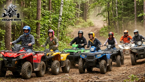 Синий трактор для детей! А также весёлые прогулки на питбайках, квадроциклах и скутерах от «Квадро Мото» со скидками 50%!